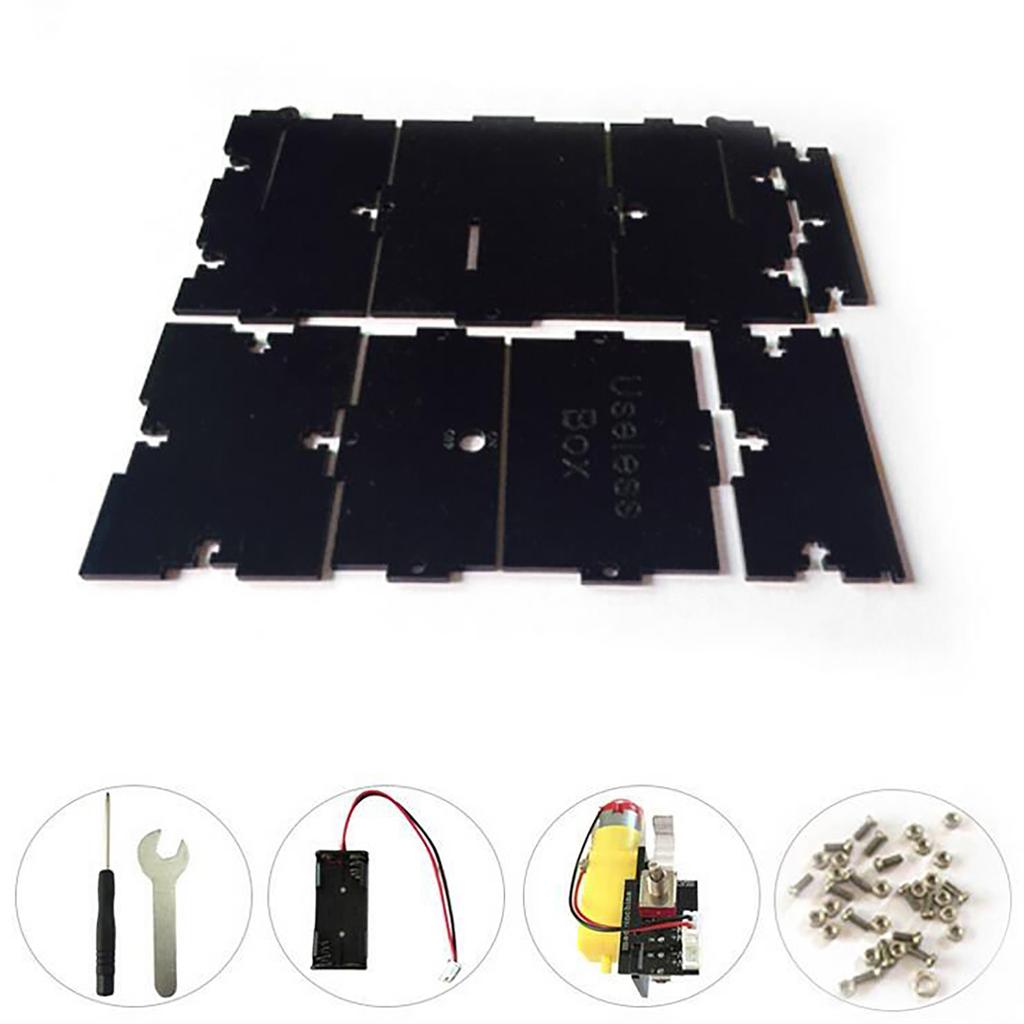 DIY Turns Itself Off Useless Box Leave Me Alone Machine Practical Funny Toys