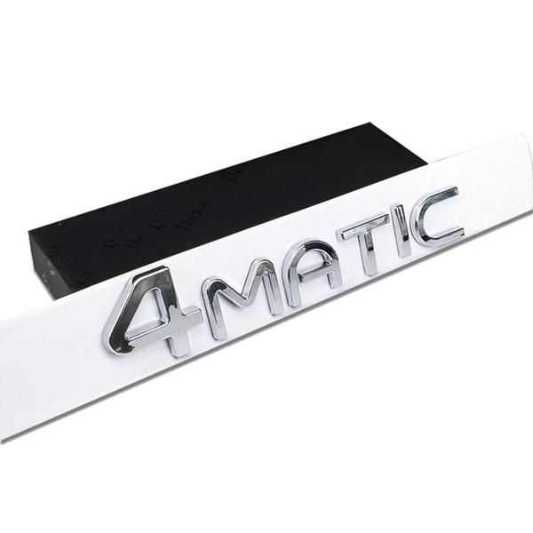 3D буквы Word EQC400 4MATIC, фирменная табличка с эмблемой для EQC 350 400, наклейка с логотипом на задний багажник, серебристый, черный, Стайлинг автомобиля