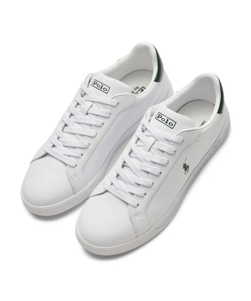 Polo Ralph Lauren Кроссовки Heritage Court II - Белые:Зеленый MAPSFTW0CT20113-999