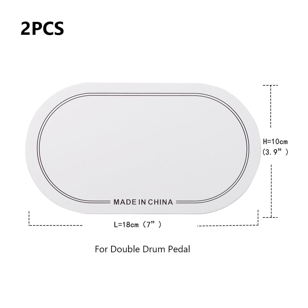 2 упаковки накладок с двойной педалью, износостойкие наклейки, самоклеящаяся нашивка для пластика барабана