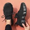 Women Shoes Comfortable Casual Sports Shoes Spring Height Increasing Outdoor Mesh Solid Color Breathable Flat Shoes for Students