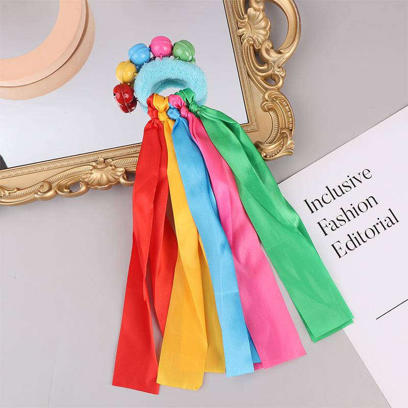 1 шт. Детская лента на запястье, командный спортивный помпон, чирлидинг, большой помпон, клубный танцевальный реквизит, эластичный браслет с эластичной веревкой