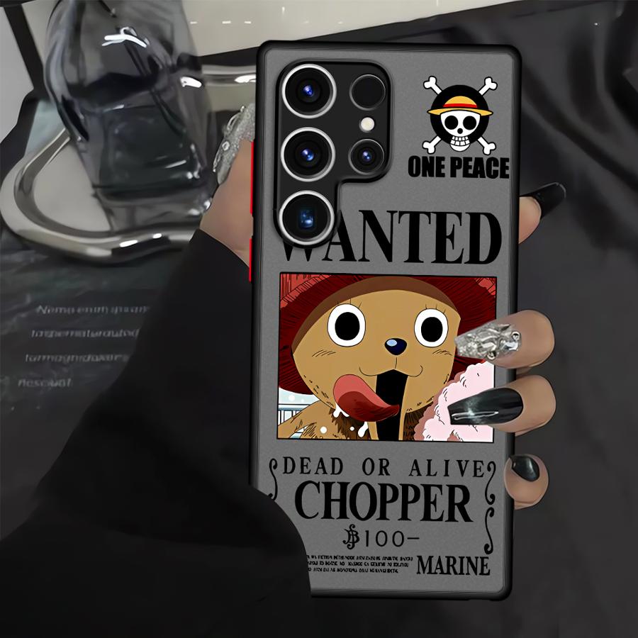 Anime One Piece Luffy Back Phone Cover Case for Samsung Galaxy S24 FE S20 S10 S21 S22 Plus S23 Ultra S9 S25 Edge