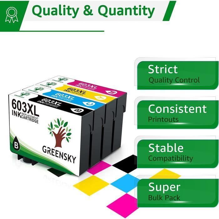 603XL Совместимый картридж с чернилами для картриджа Epson 603 603 XL для Epson Expression Home XP-2100 XP-2105 XP-4100 XP-4105[L3]