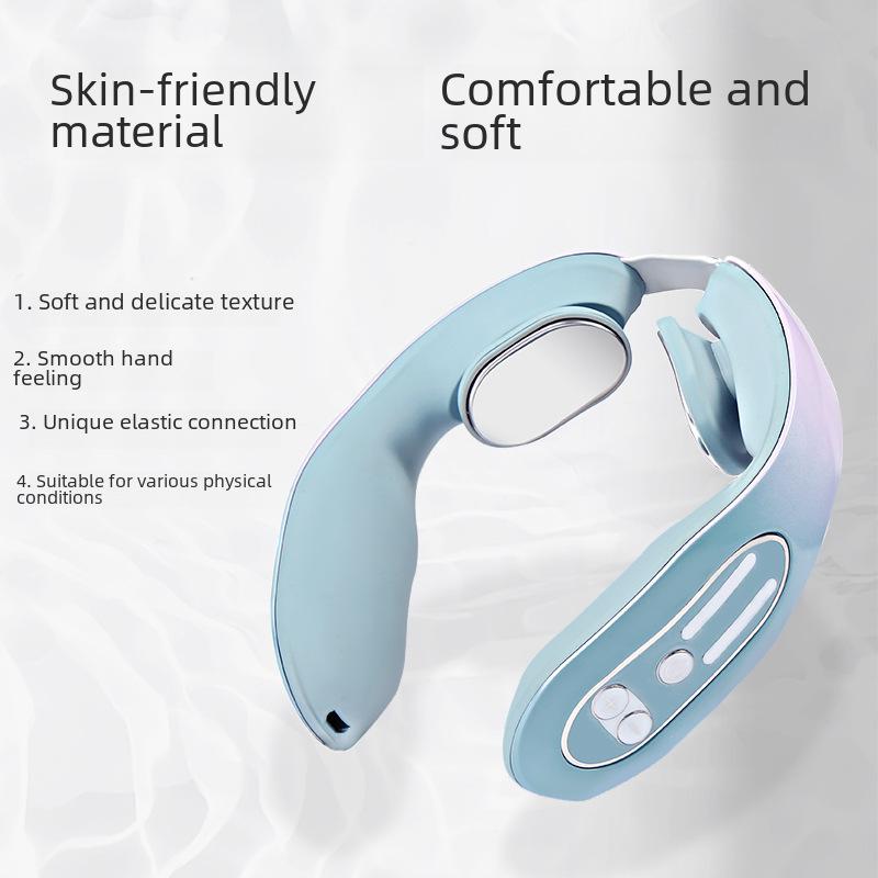 Портативный электрический шейный массажер: Горячий компресс для шеи, плеч и тела