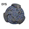 7-In-1 Metal Dice Fidget Spinner Portable Vintage Heavy Duty Zinc Alloy Fingertip Gyro Compass Dice RPG Board Game Prop Birthday Gift