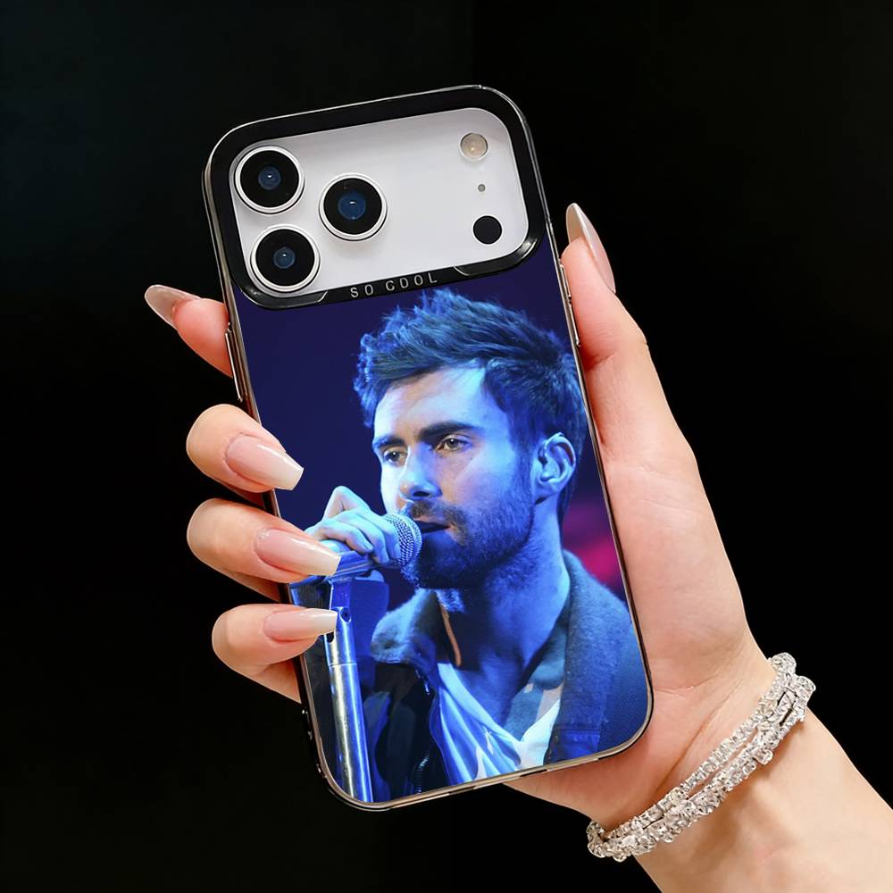 M-Maroon 5 Группа A-Адам Левин Чехол для телефона Для iPhone17, 16,15,14,13,12 Pro Max Черный Конфетный Матовый Ударопрочный Чехол
