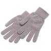 Women Winter Warm Basic Thicken Wool Knitted Mittens Plush Lining Full Fingered Gloves
