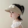 Пустая соломенная шляпа с плоским верхом, кепка-козырек с защитой от УФ-лучей, модные детские соломенные шляпы, детские