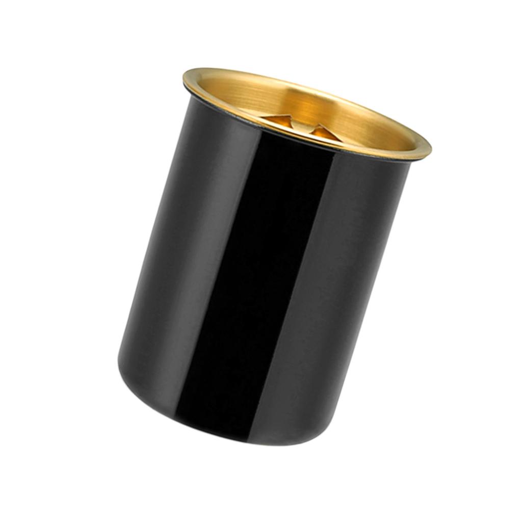 Stainless Steel Ashtray With Lid Windproof Design Creative Funnel Shape For Indoor Outdoor Use