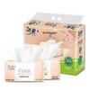 C&S 3-Ply Unscented Wet-Strength Facial Tissues