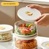 Heat Resistant Glass Meal Preparation Container With Lid Ideal For Students Professionals Stackable Lunch Box