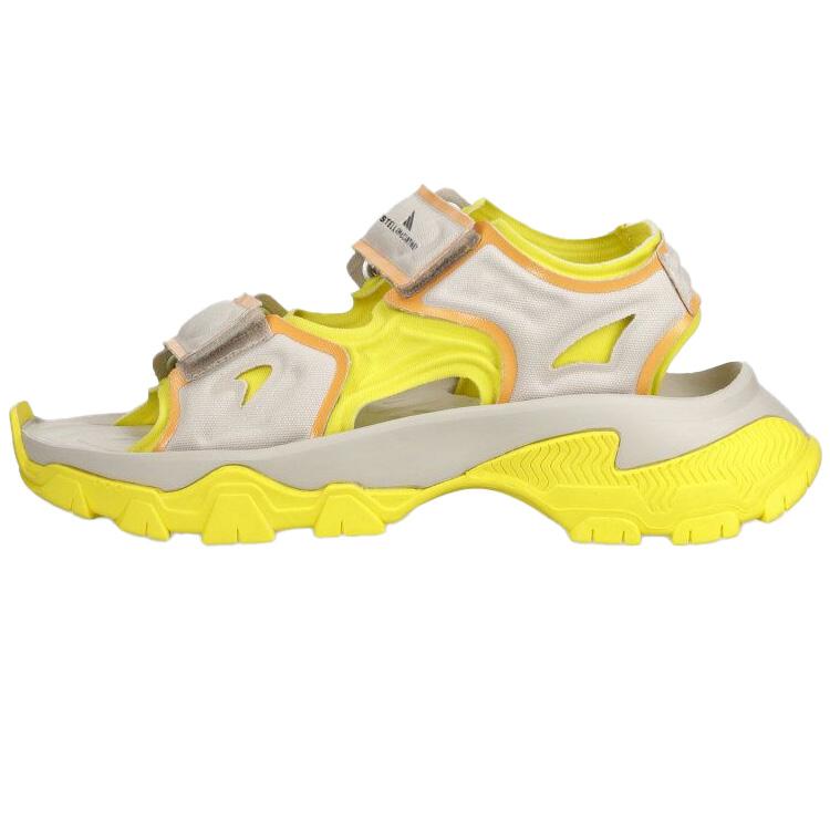 Stella McCartney X Adidas Hika Outdoor Sandal Chalk Pearl Bright Yellow Women Sneakers Hazy-Orange IF1534