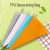 Silicone TPU Piping Bag, Transparent Blue/Pink, 14/16 Inch, Cream Baking Tools