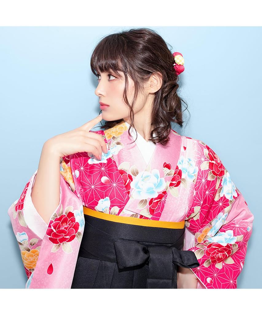 Выпускной колледж Хакама, великолепный комплект B ni Hakama [KYOETSU], церемония, студенты, женский, (16. Ёсихару Ранбу, LL)