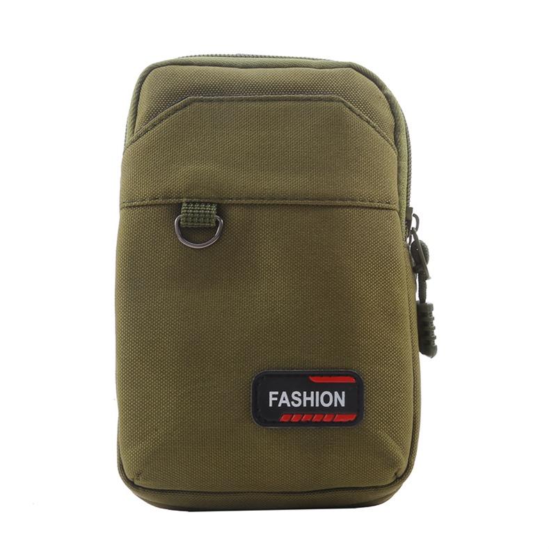 Vertical Single/Double-Layer Mountaineering Buckle Waterproof Belt Waist Bag Outdoor Running Mobile Phone Bag For Men