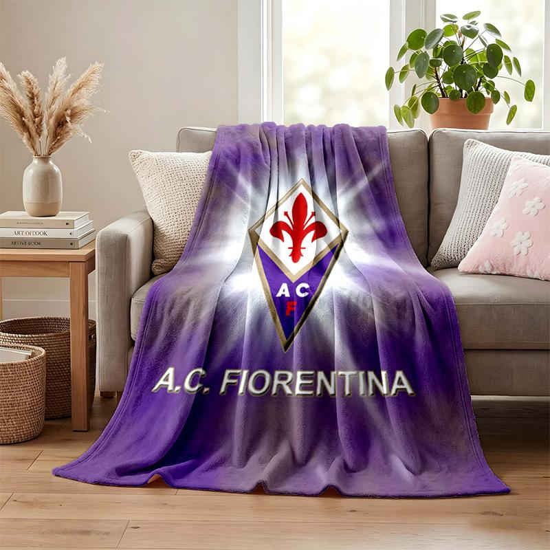 ACF Fiorentina blanket Flannel Blanket Soft Cozy Plush Throw for Sofa Bed Lightweight Home Decor