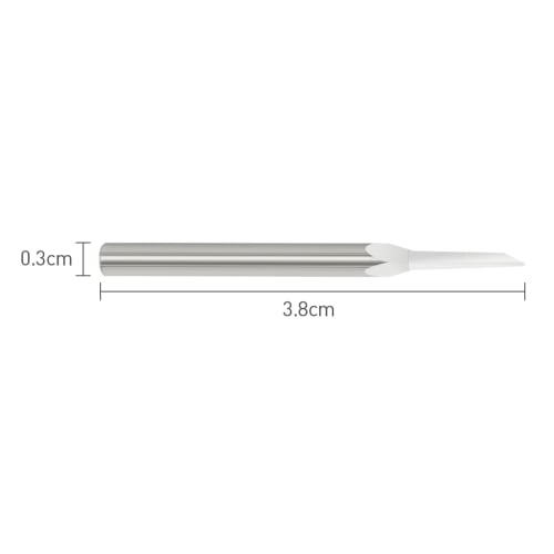 Bucasso Model Scriber with Tungsten Steel Blades, 2-Piece Set, for Scribing RG Scale Models, Gundam Models, and Plastic Models (0.3mm)