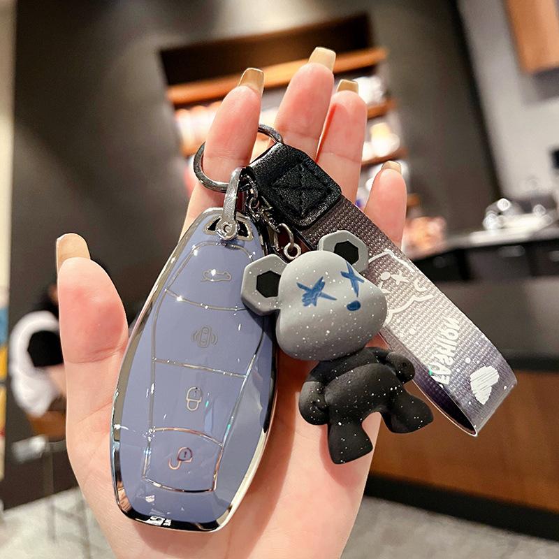 Подходит для нового ключа Hongqi H5 2024 года, комплект 2023 H6 H9HQ9 HS5 HS7 HS3, чехол-пряжка для автомобиля, мужской