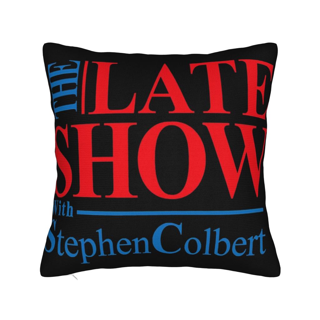 Decorative Pillow Covers Stephen Colbert The Late Show Accessories Home Throw Pillow Case Cover Zippered Multiple Sizes