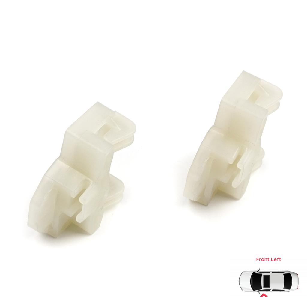 EWR46 2 Pcs Window Regulator Repair Guide Clips Front Left for  A4 B5 VW Polo MK3 6N Passat B5 Skoda Superb MK1 8D0837461