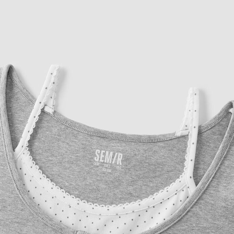 Женская футболка Semir в горошек с коротким рукавом