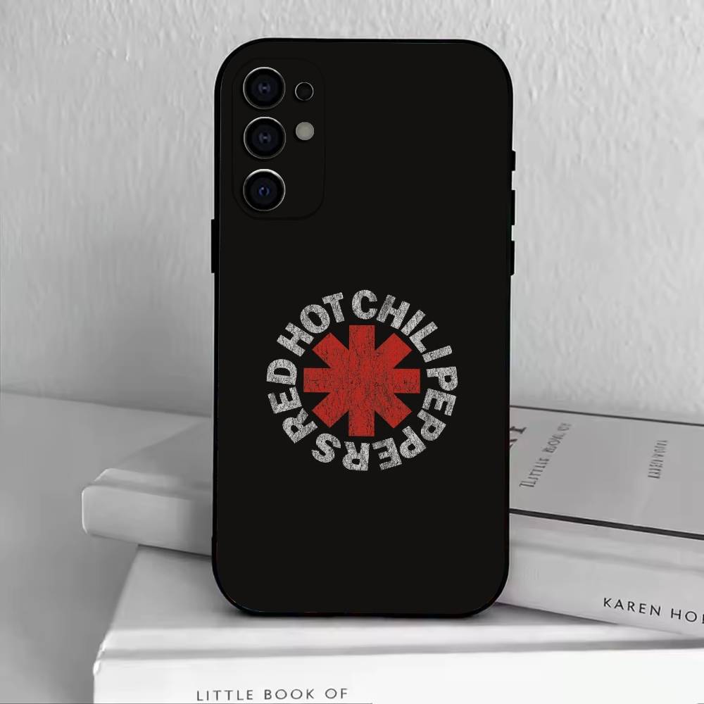 R-Red Hot Chili Peppers Чехол для телефона Черный Силиконовый Мягкий Для Samsung S25,S24,S21,S22,S23,S30,Ultra,S20,Plus,Fe,Lite