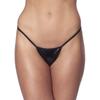 Micro Thong Black One Size