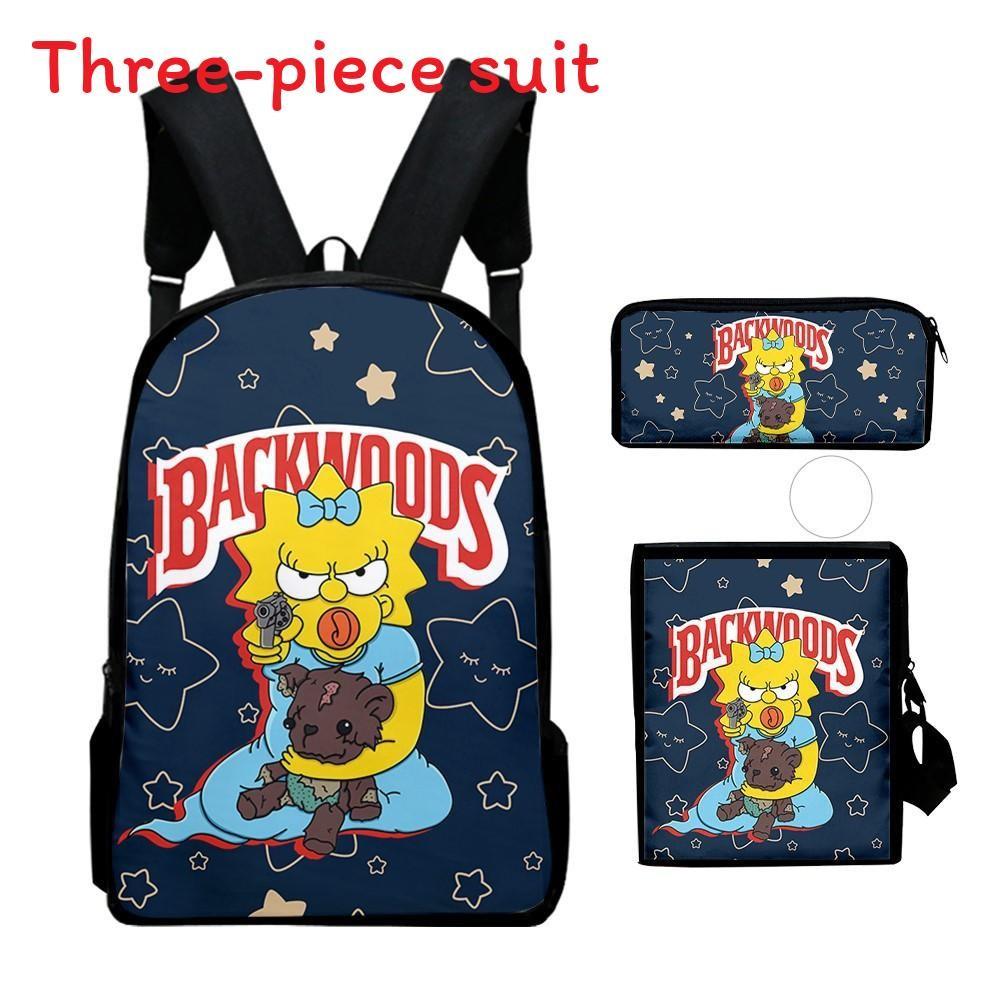 Monsters Singing My Childrens School Bag Three Piece Suit Suitable For Gift
