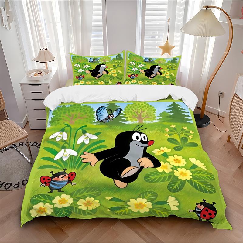 Springtime Adventures Nature Print 3Pcs Bedding Setduvet Cover With 2 Bedropillowcase Home Birthday Gift
