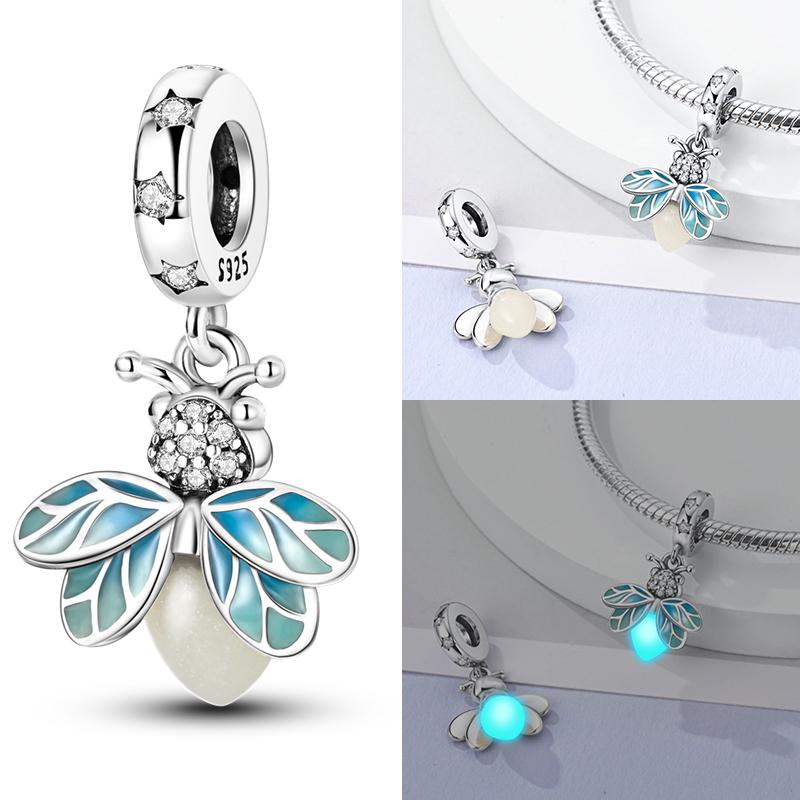 Blue Plane Devil'S Eye Charm Beads Original Charms Plata Copper Moon Cute Cat Pendants Fit Bangle Bracelet Diy Jewelry