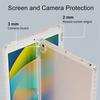 Tablet Case For iPad 10.2 (2021)/(2020)/(2019)/Air 10.5 Inch (2019)/Pro 10.5-inch (2017),Corner Protection Clear Acrylic+TPU Cover