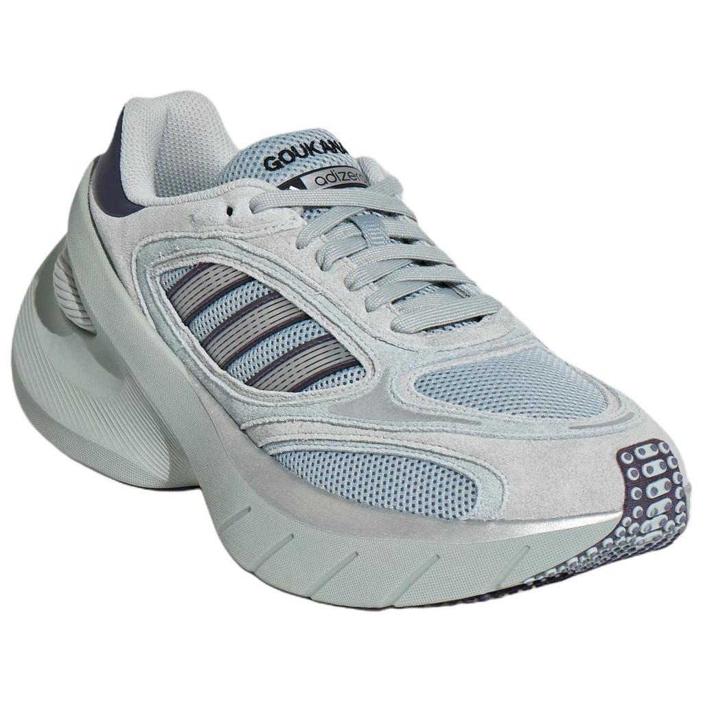 adidas Adizero Goukana Классические Удобные Беговые Кроссовки Унисекс Кроссовки Светло-серый Зеленый KJ2843