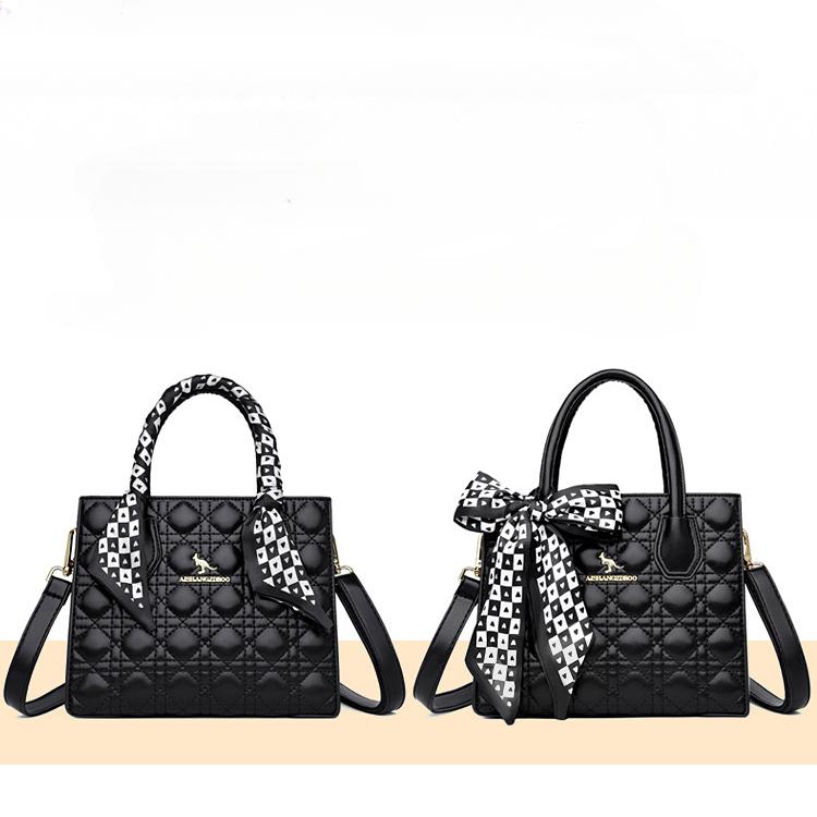 2024 New Brand Design Small Bag Women's Bag Luxury Trendy Handbag Fashion Lingge Single Shoulder Straddle Bag