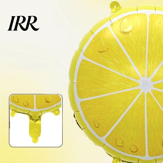 Bridal Shower Lemon Decor 10 Pcs Balloons, Summer Yellow Fruit Foil Balloons for Slice Balloon Themed Birthday Party Supplies, Vacation