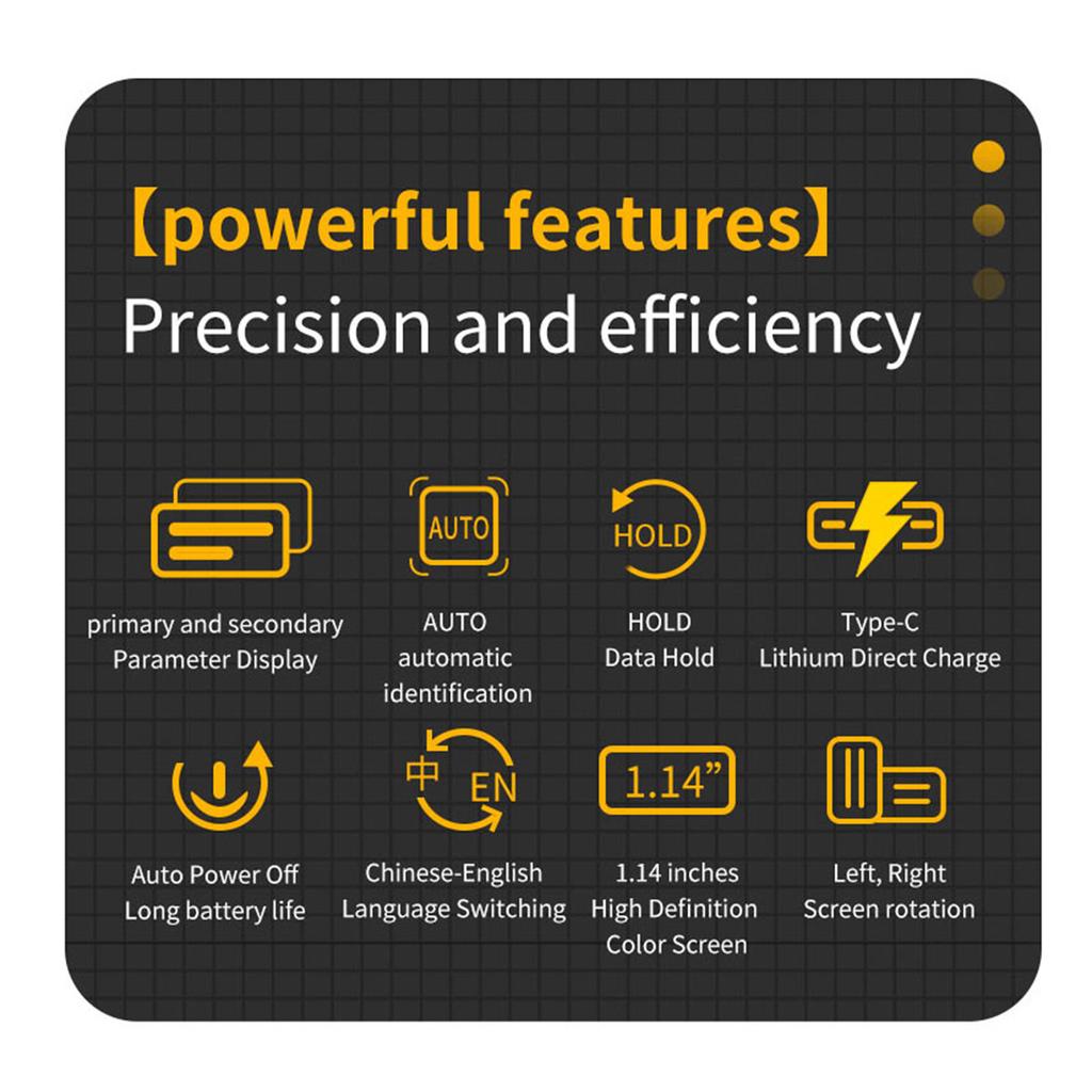 LCR-метр Пинцет 10 кГц Цифровой Мультиметр Тестер с OLED-дисплеем для Индуктивности Емкости Сопротивления Диода Переключатель