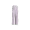 Танцевальные джоггеры интерлок с тремя полосками и свободным трикотажным женским низом, серебристо-фиолетовый JI9782