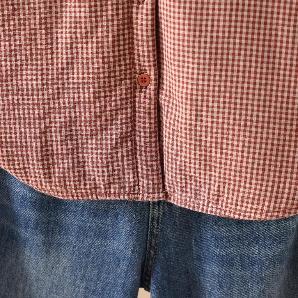 Стильная женская стеганая рубашка-куртка в клетку с хлопковым наполнителем - Коллекция Осень/Зима 2025, Теплый повседневный топ (Стиль 86536)