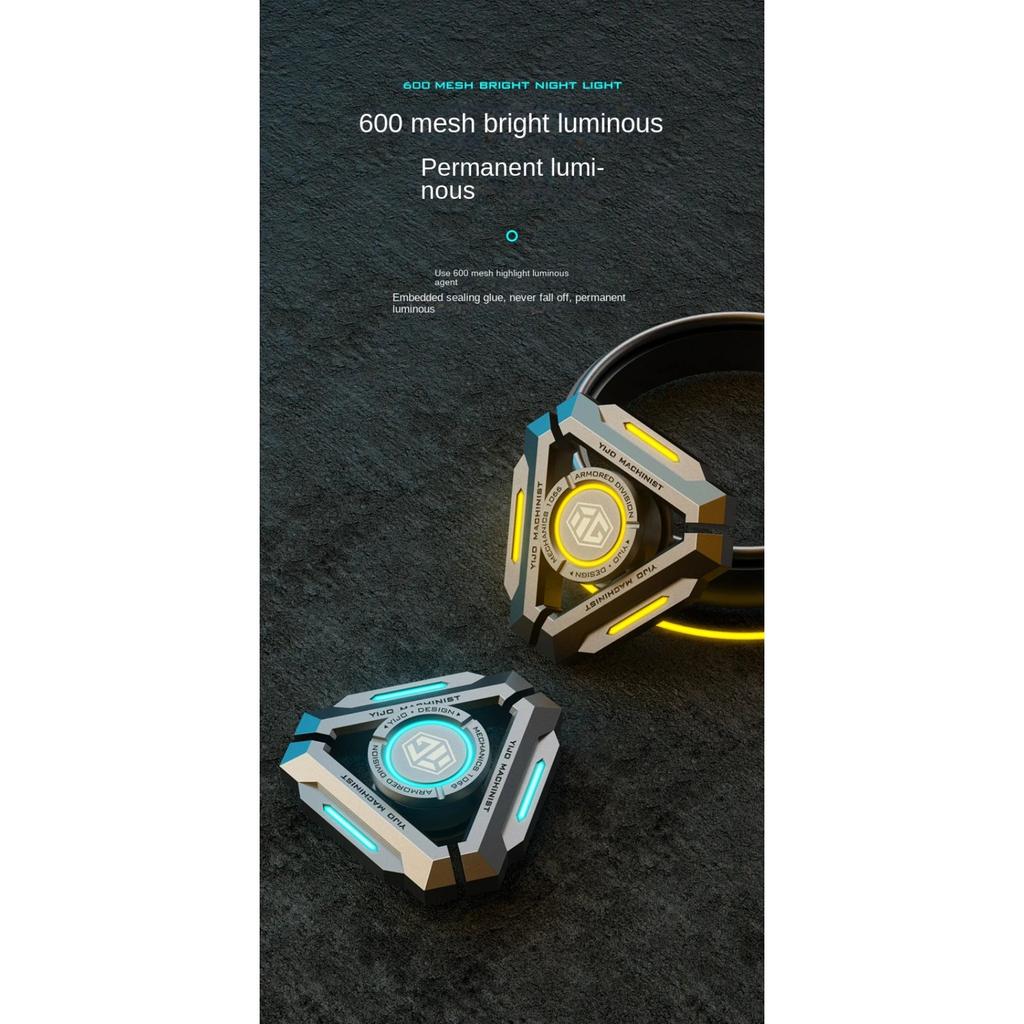 Technology Smart Fidget Spinner Metal Alloy Gyro Luminous Hand Stress Relief Toy Boy Adults Birtday Gifts STELLAR NUCLEUS