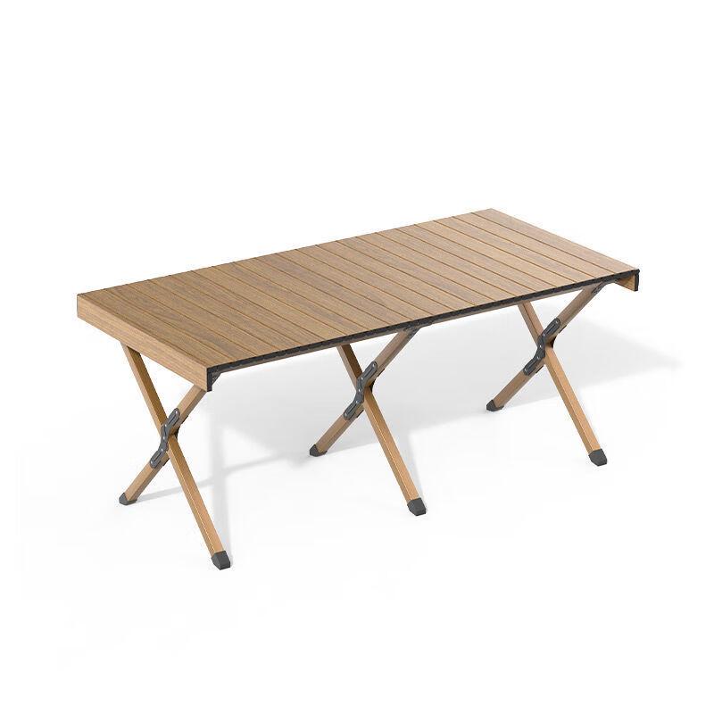 Portable Aluminum Alloy Roll-Up Camping Table