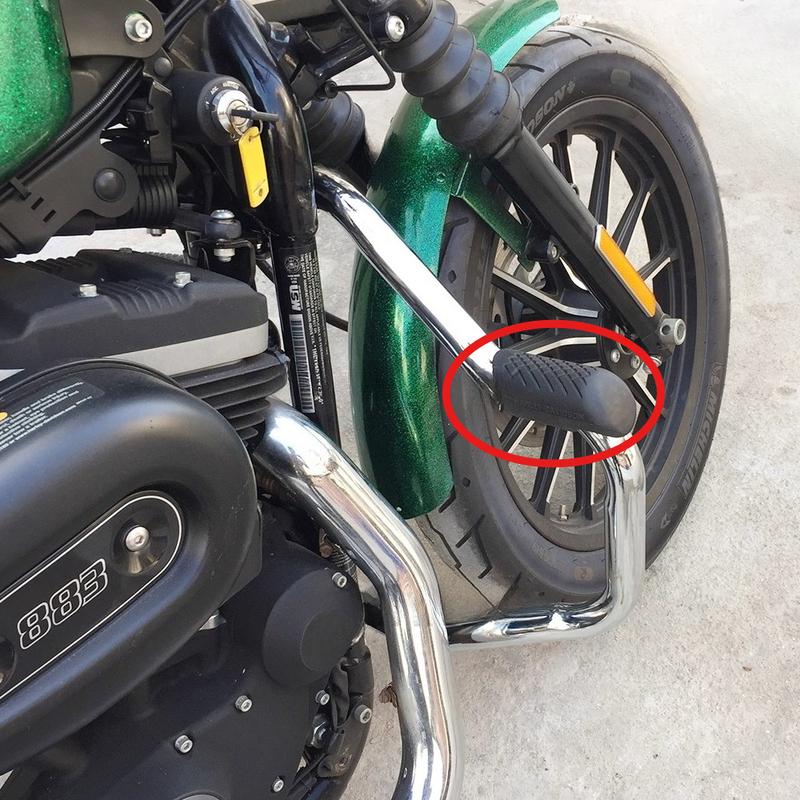 Motorcycle engine collision bar protective cover with 32MM rubber suitable for Aprilia Ducati Kawasaki Honda Harley XL883 48