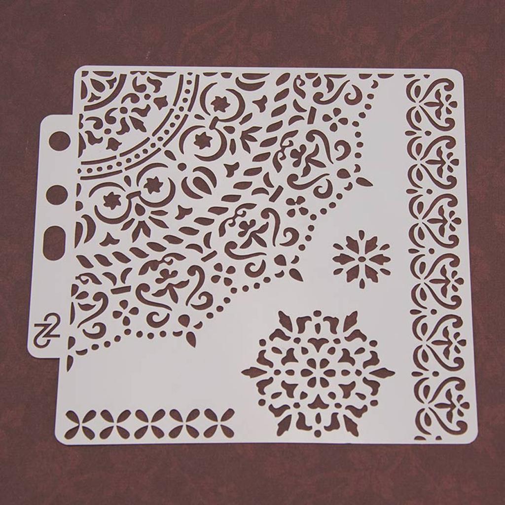 DIY трафареты для наслоения настенная живопись раскраска тиснение альбом шаблон декора настенная живопись