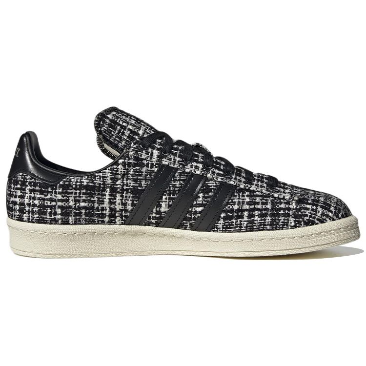 INVINCIBLE x DayZ x adidas Campus Черный твид Унисекс Кроссовки Основной черный Кремово-белый HP2821