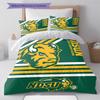 North Dakota State Bison Pattern Bedding Set Quilt Cover Pillowcase Home Decor Gift (1 * duvet cover + 2 * pillowcase, without core)