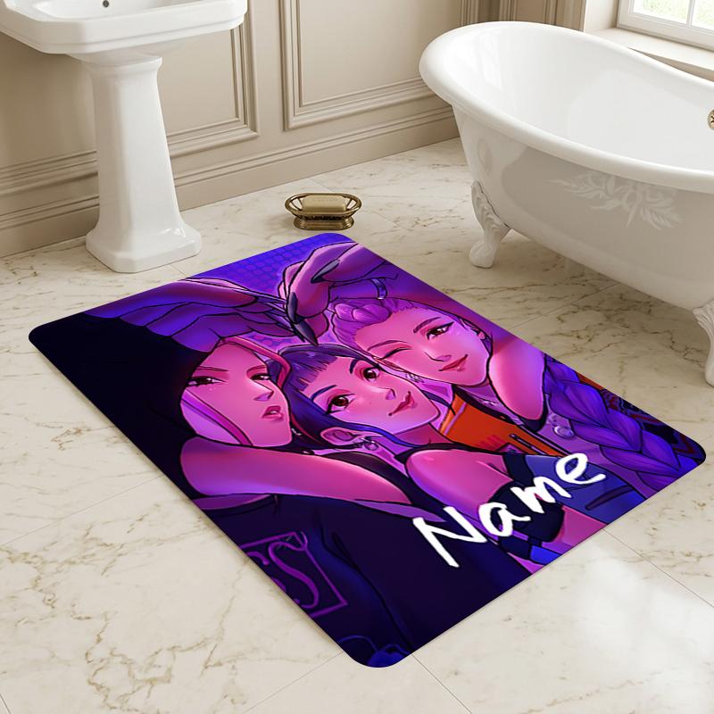 Custom Name Friendship Flight Living Room Non-Slip Area Rug Soft Carpet for Bedroom Kids Playroom Sofa Office Home Decor Doormat