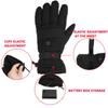 Upgrade Electric Heated Gloves Outdoor Skiing 5 Level Temperature Adjustment Winter Warm Gloves Waterproof Bike 35-55 Degree
