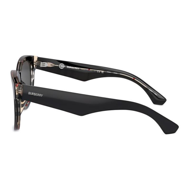 Burberry Квадратные солнцезащитные очки с логотипом на дужке женские черные
