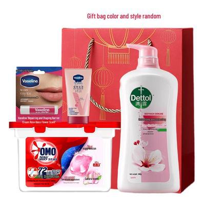 Набор Dettol: Гель для душа Healthy Body, Капсулы для стирки и Средства личной гигиены
