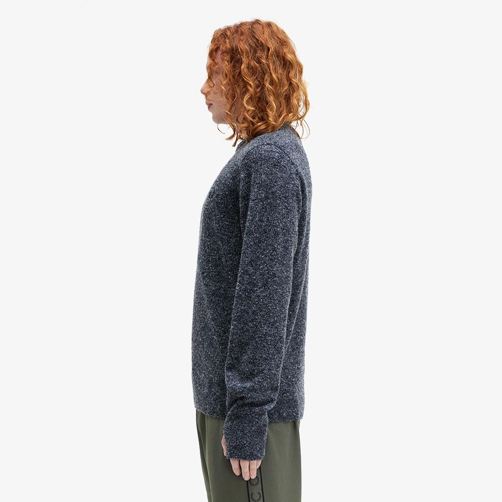 Fred Perry [Спорт] Круглый вырез, вязаный джемпер с петлистой пряжей (X55) Afpm243K553-X55
