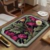 Прямоугольный чайный коврик, впитывающий и быстросохнущий чайный поднос для дома, гостиной, ковер, быстросохнущий коврик